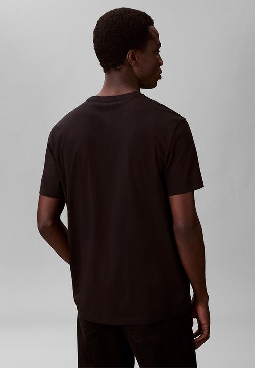 Calvin Klein - SS 30S JERSEY CLASSIC MICRO MONOLOGO TEE - Black