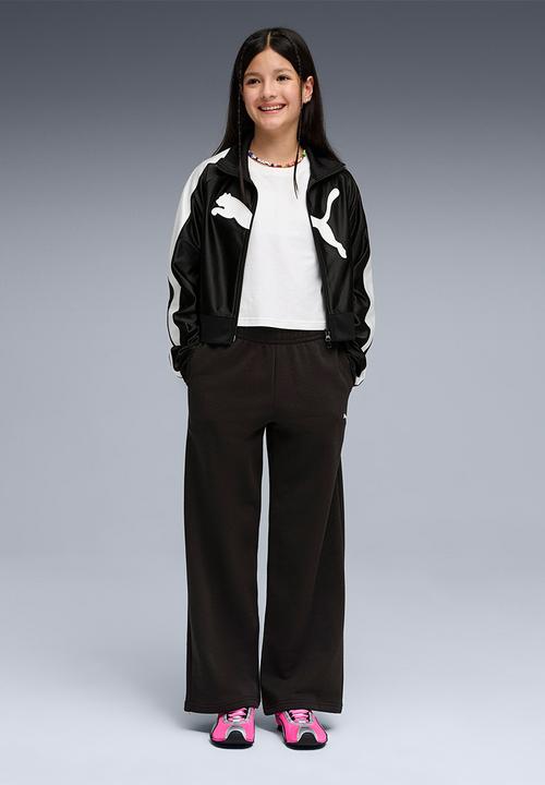 PUMA - Ess Wide Leg Pants Tr G - Puma Black