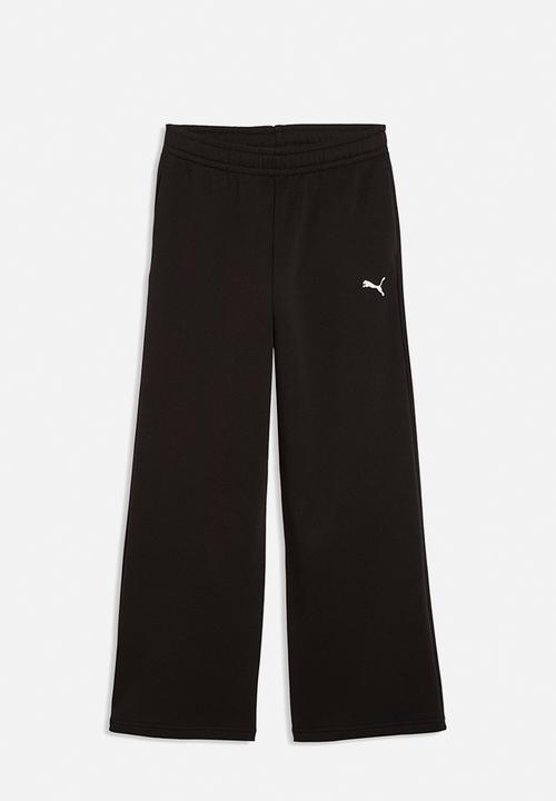 PUMA - Ess Wide Leg Pants Tr G - Puma Black