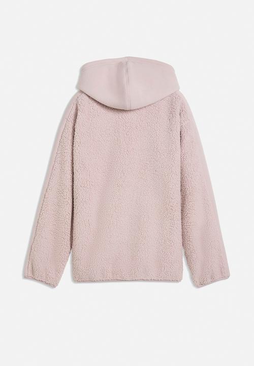 PUMA - Ess Elevated Winterized Relaxed Full-Zip - Misty Pink