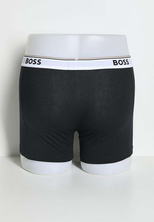 BOSS - BoxerBr 3 Pack Power Des - Black