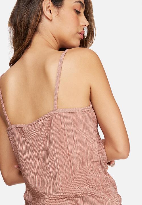 dailyfriday - Plissé v-neck cami