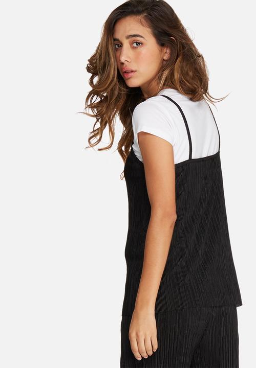 dailyfriday - Plissé v-neck cami