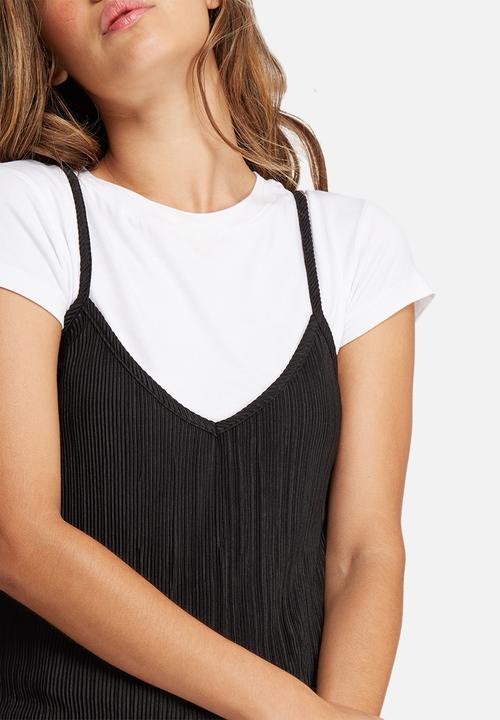 dailyfriday - Plissé v-neck cami