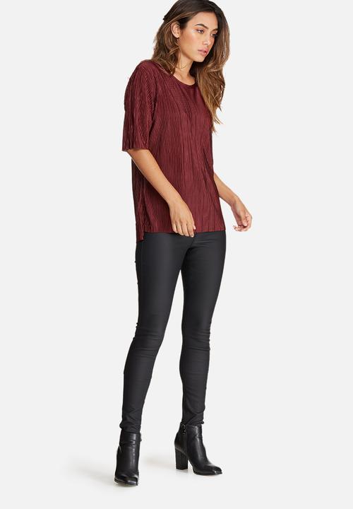 dailyfriday - Plissé dip back top