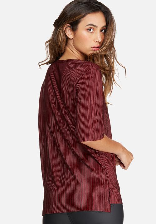 dailyfriday - Plissé dip back top