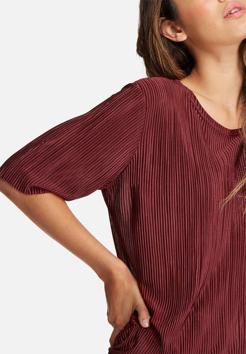 dailyfriday - Plissé dip back top