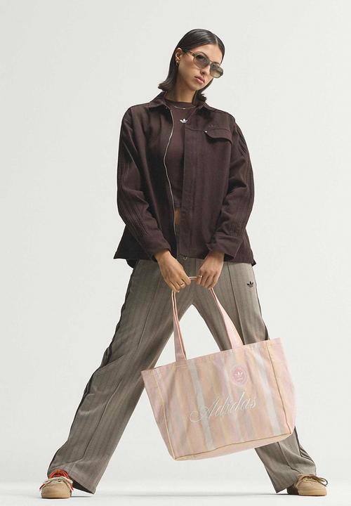 adidas Originals - Tweed Classic Firebird Track Pants - Light Brown