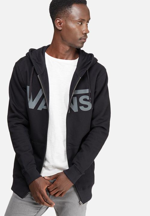 vans classic hoodie black