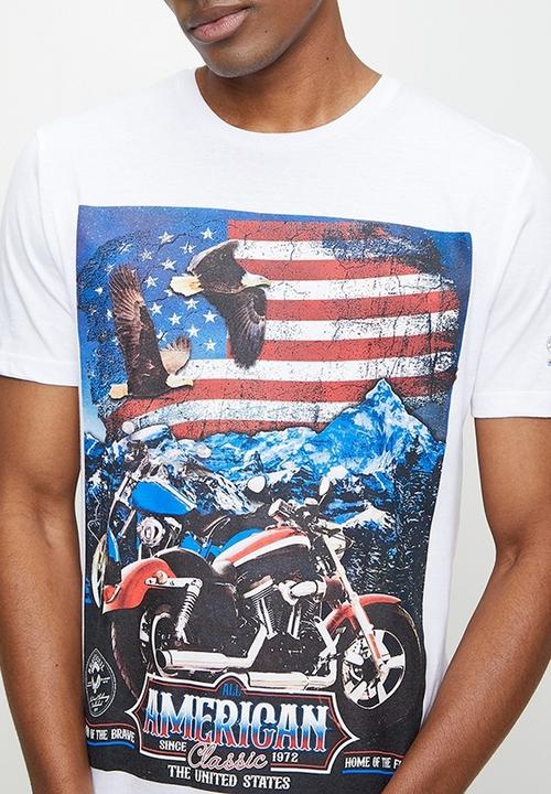 Brave Soul - T-shirts - Optic White