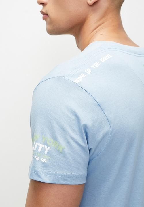 Brave Soul - T-Shirts - Light Blue