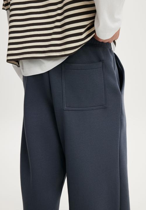 Cotton On - Super Baggy Track Pant - Denim Blue