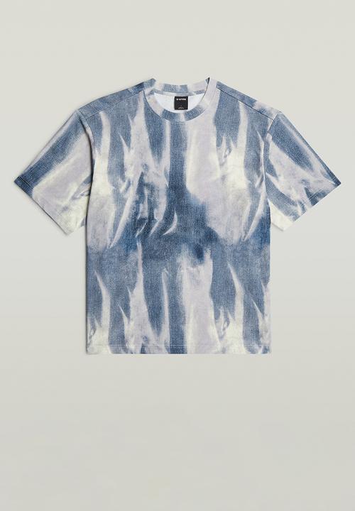 G-STAR - Aop Loose R T - Denim Flame Aop