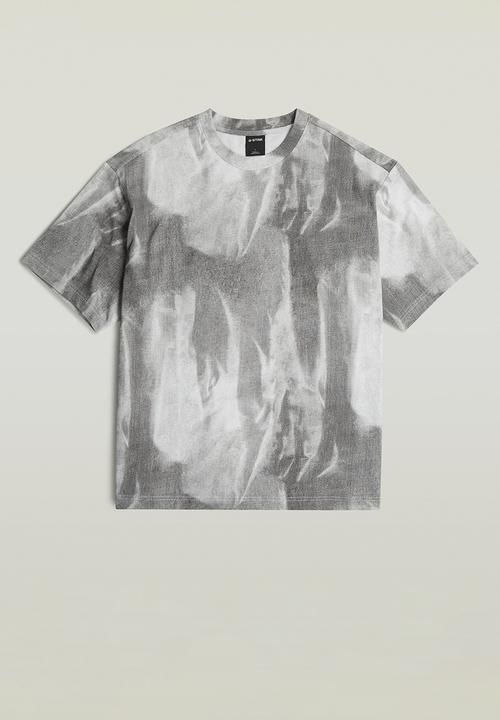 G-STAR - Aop Loose R T - Grey Denim Flame Aop