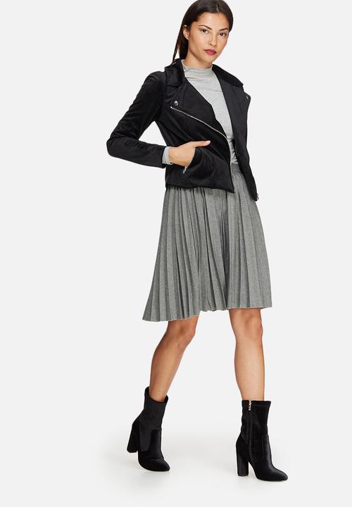 Vero Moda - Velvet biker jacket