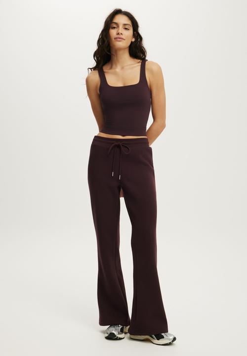 Cotton On - Ultra Soft Square Neck Tank - Italian Plum