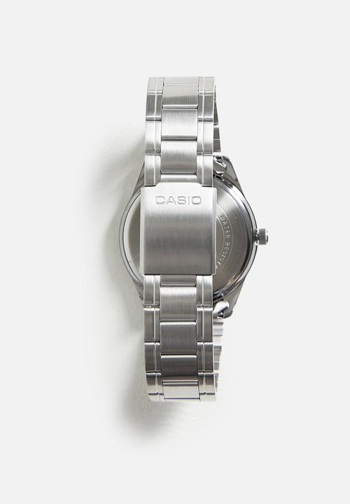 Casio - Analog Black Dial S Steel - Black