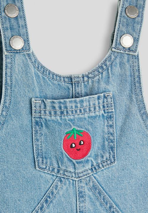 Cotton On - Aspen Denim Overall - Bondi Light Blue/Made Of Magic