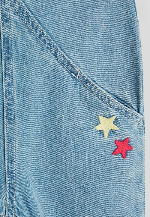 Cotton On - Aspen Denim Overall - Bondi Light Blue/Made Of Magic