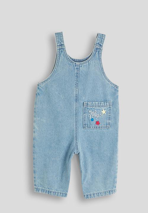 Cotton On - Aspen Denim Overall - Bondi Light Blue/Made Of Magic