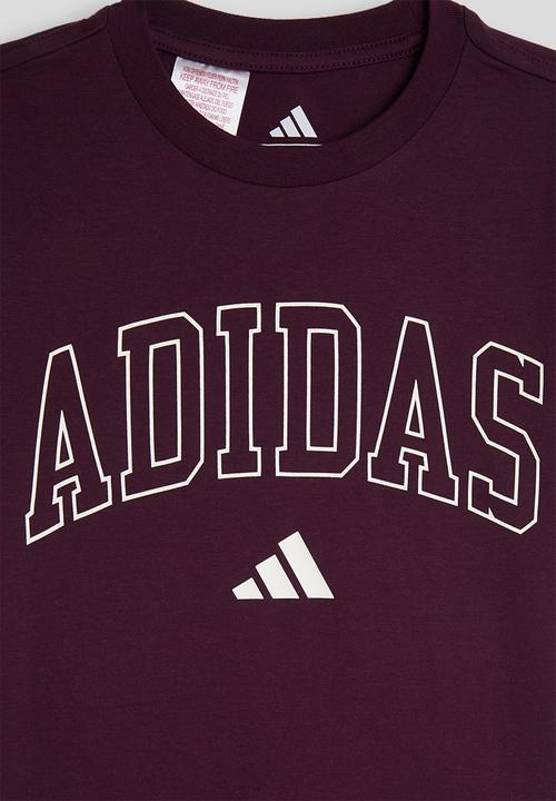 adidas Performance - J Collegiate T - Maroon
