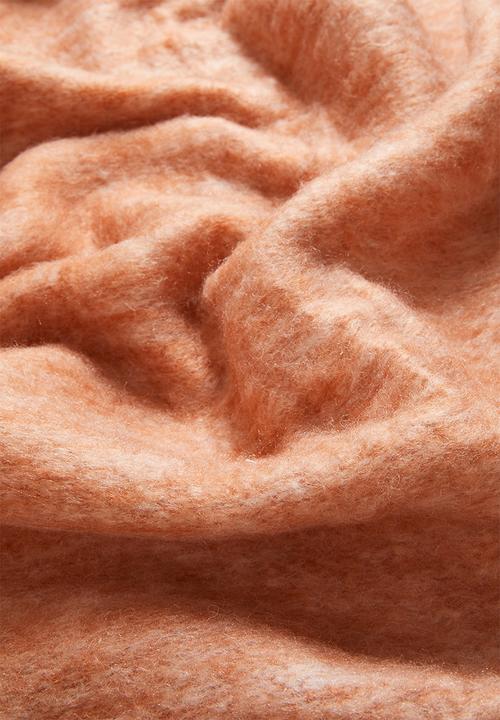 Sixth Floor - Tate Faux Mohair Throw - Rust