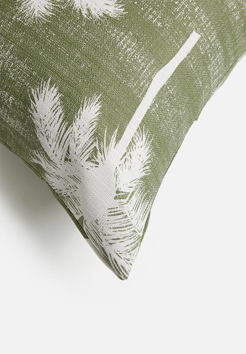 Sixth Floor - Palm Cushion Cover - Green