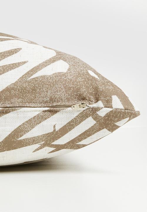 Sixth Floor - Zanzi Forest Cushion Cover - Nat & Ecru