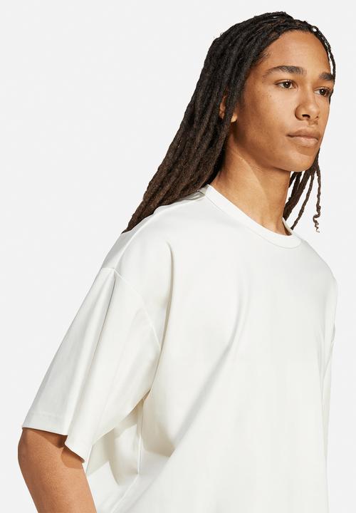adidas Performance - Small Logo Tee - Off White