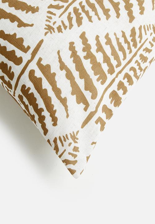 Sixth Floor - Fern Cushion Cover - Nat & Ecru