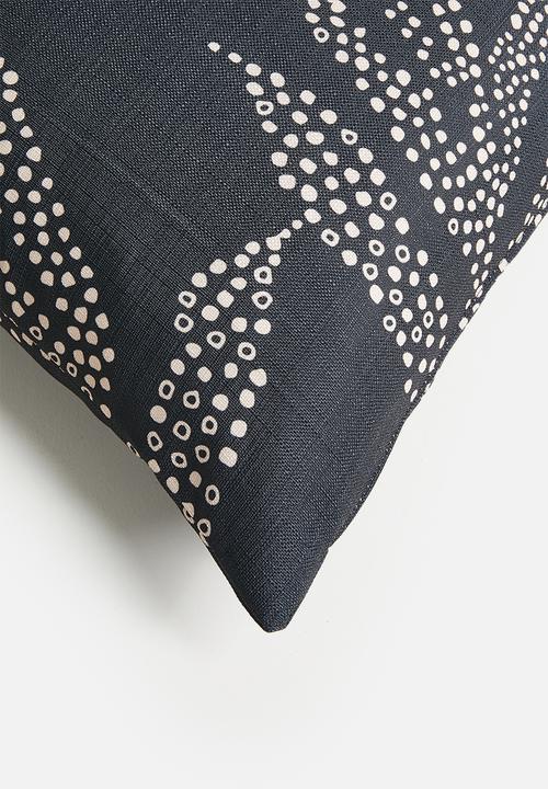 Sixth Floor - Leaf Cushion Cover - Black