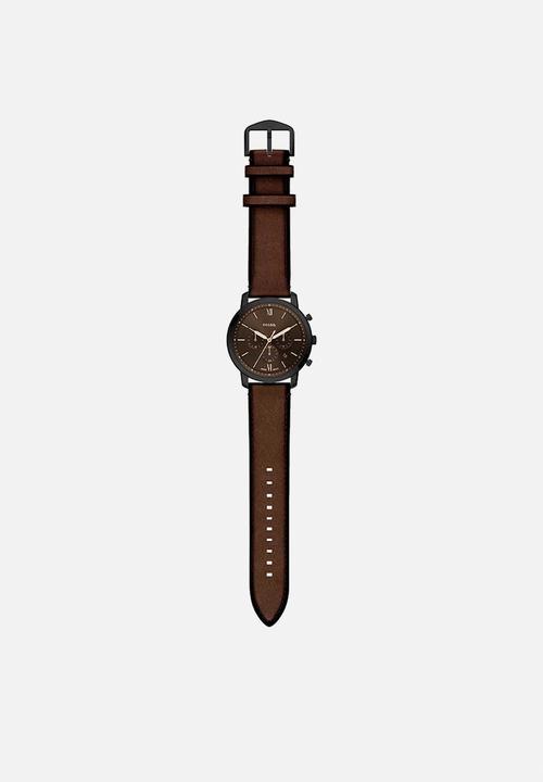 Fossil - Neutra Chronograph Leather FS6163 Watch - Brown