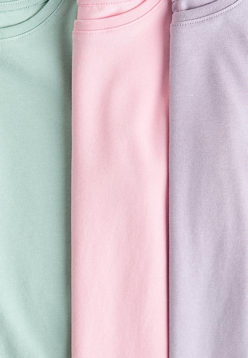 H&M - 3-pack long-sleeved tops - light purple