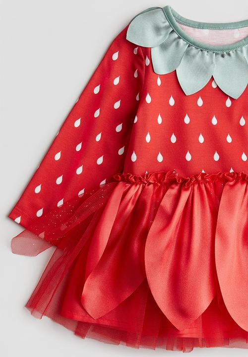 H&M - Fancy dress costume set - red/strawberry