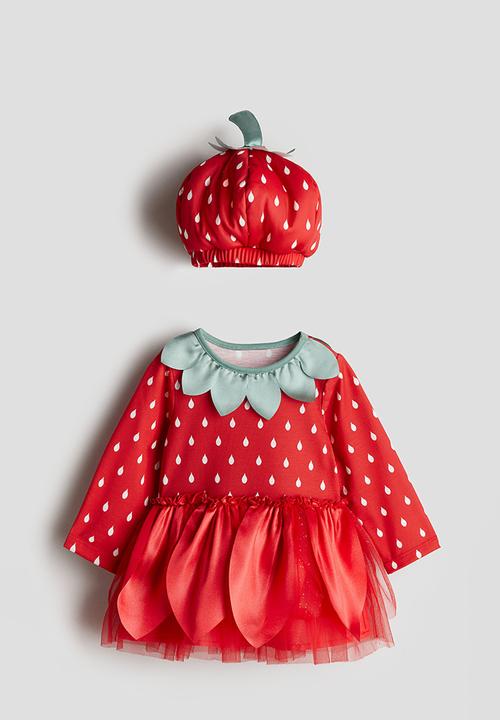 H&M - Fancy dress costume set - red/strawberry