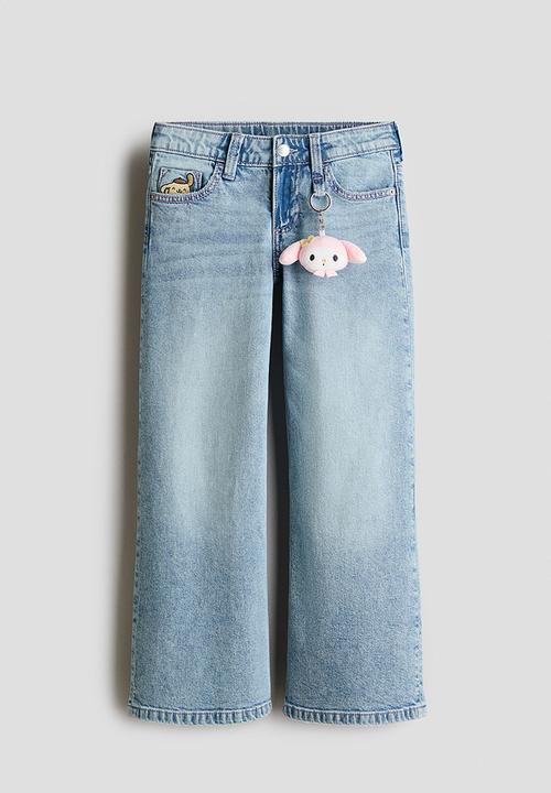 H&M - Loose fit jeans - denim blue/my melody