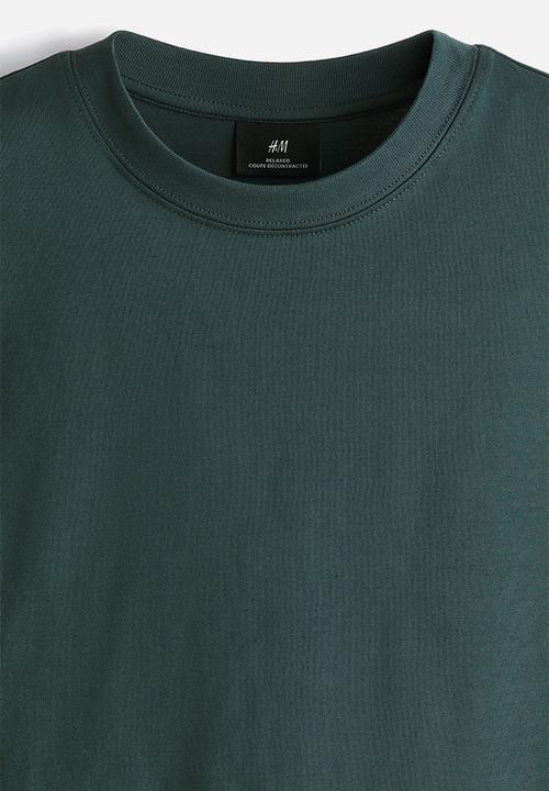 H&M - Relaxed fit t-shirt - dark teal