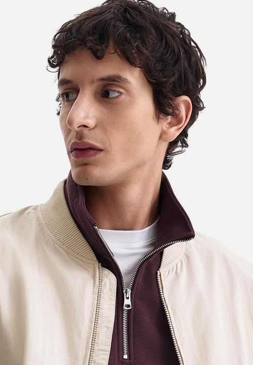 H&M - Bomber jacket - light beige