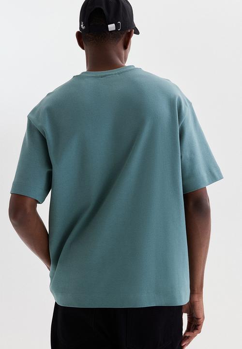 H&M - Loose fit interlock t-shirt - teal