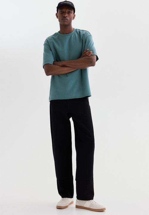 H&M - Loose fit interlock t-shirt - teal