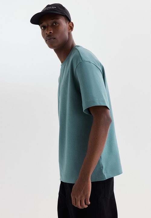 H&M - Loose fit interlock t-shirt - teal