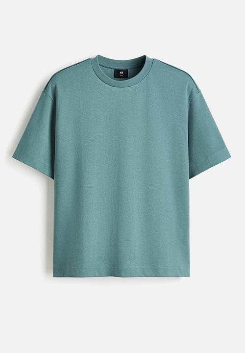 H&M - Loose fit interlock t-shirt - teal