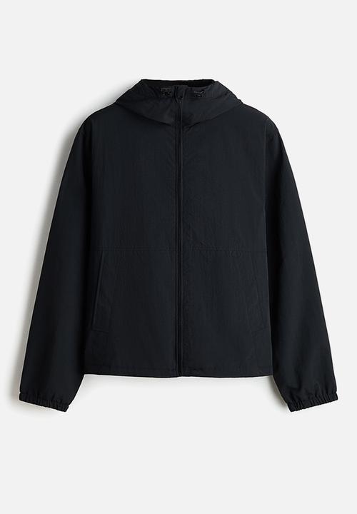 H&M - Water-repellent nylon windbreaker - black