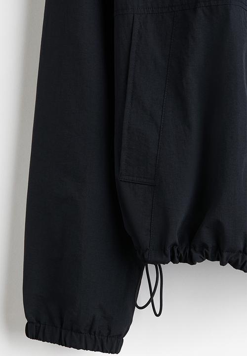 H&M - Water-repellent nylon windbreaker - black