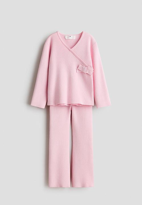 H&M - 2-Piece top and leggings set - pink
