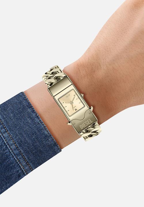 Diesel  - Diesel Closer Three-Hand Gold-Tone DZ2235 Watch - Gold