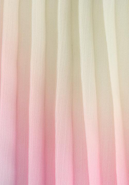 H&M - Plisse chiffon dress - pink/rainbow stripes