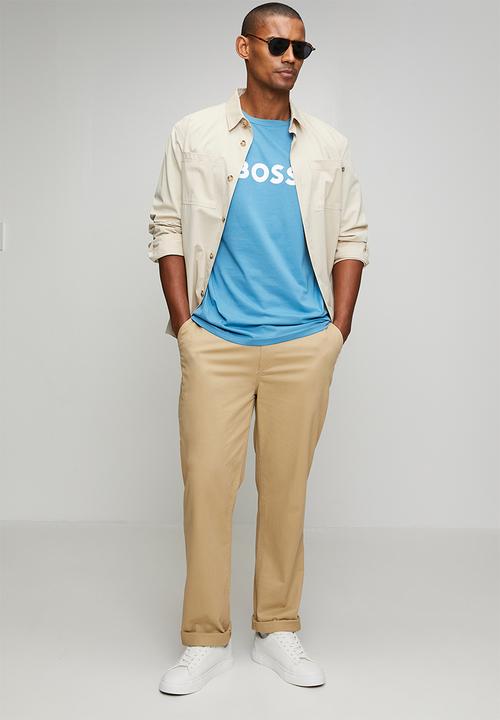 BOSS - T-Shirt RN - Turquoise/Aqua