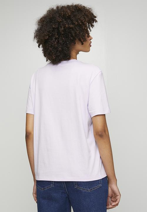 Calvin Klein - Ss classic graphic tee - frosty lilac