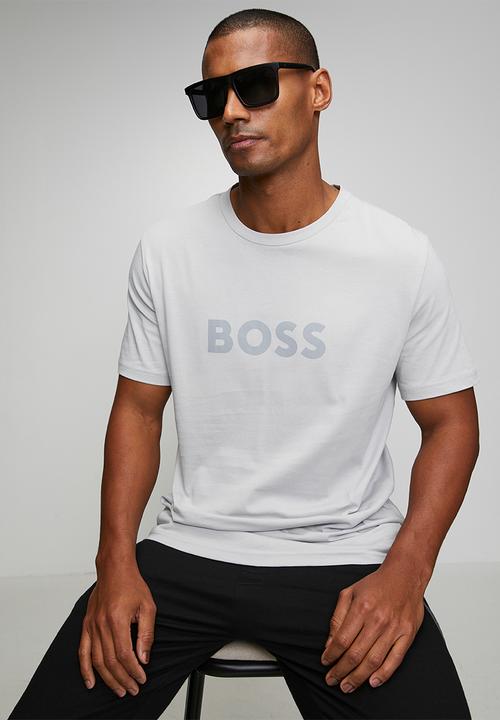 BOSS - T-shirt RN - Light Pastel Grey